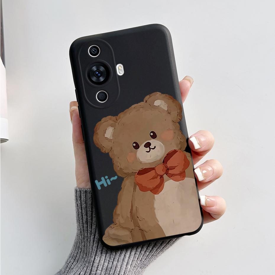 Чехол для Huawei Nova 11 Милый Кролик Панда Расписной Силиконовый Чехол для Телефона Cover Для Huawei Nova 11 Nova11 Pro 11pro Nova11pro Funda