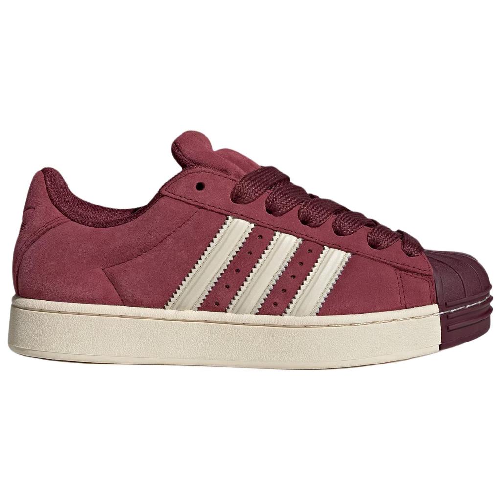 adidas Originals Superstar 2 Удобные Классические Кроссовки Женские Кроссовки Темно-Красный Кремовый KI3563