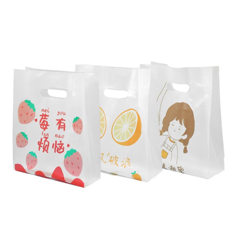 50 шт. прочный маленький подарочный пластиковый пакет с маргаритками красивые прозрачные пакеты для печенья Рождество