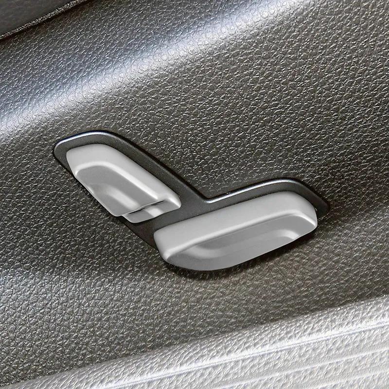 Car Accessories Seat Adjust Buttons Cover Decoration Trim For Mercedes Benz C Class W204 C180 C200 2008-2013 Interior Stickers