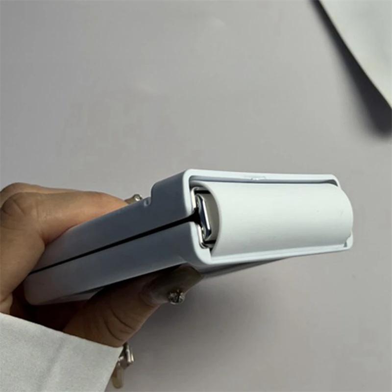 Роскошный силиконовый эластичный ремешок с шарнирным креплением противоударный чехол для телефона Samsung Z Flip 6 5 4 3 ZFlip 6 ZFlip 5 складной жесткий чехол из ПК