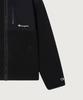 Champion Woven Block Oversized Full-Zip Fleece Jacket Black