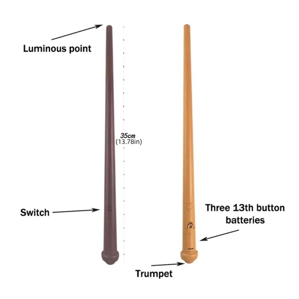 Звучащие игрушки Волшебная палочка Сценическое выступление Волшебник Ручная палочка Волшебная палочка Игрушка Косплей реквизит