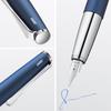 Lamy Studio Imperial Blue Fountain Pen Teal Elegant Metal Body Fountain Pen Steel Nib Nib Platinum Nib Size B LAMY T 10 Blue Ink Cartridge Included -