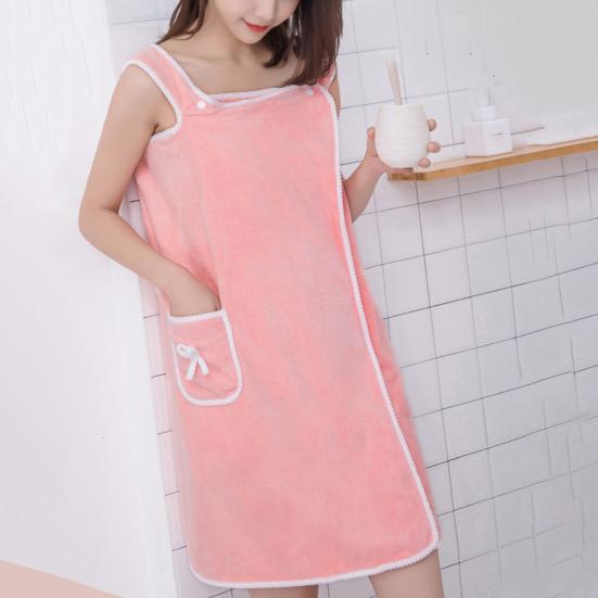 Женское носимое банное полотенце с регулируемыми лямками, мягкое, впитывающее воду, для спа на открытом воздухе