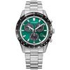 Photovoltaic Chronograph Waterproof Green Silver [Citizen] Eco-Drive BL5614-59W Men's