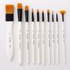 Xiaomi 10Pcs Artists Paint Brush Set Watercolor Wooden Handle Nylon Pointed Hair DIY Oil Acrylic Painting Art Paint Brushes Supplies