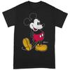 Disney Unisex Adult Classic Kick Mickey Mouse T-Shirt