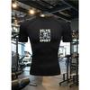 Mens Navy Blue Compression Short Sleeve T-Shirt 1915 Sport Vintage Graphic Quick Dry Breathable High Elasticity Gym And Workout Athletic Top