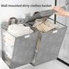 Foldable Dirty Clothes Basket Household Multifunctional Sorting and Storage Basket Large Capacity Wall Mounted Clothes Laundry Basket