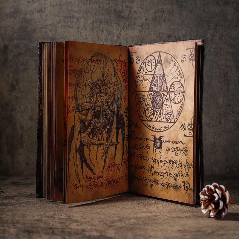 Necronomicon Dark Magic Опора Demon Evil Dead Summon Book Алтарь Церемония Декор Гостиная Декор Настольный Хэллоуин Украшение