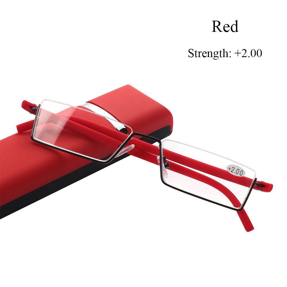 Vision Care TR90 Ultralight Reading Glasses Semi Rimless Reader Eyeglasses Half Frame