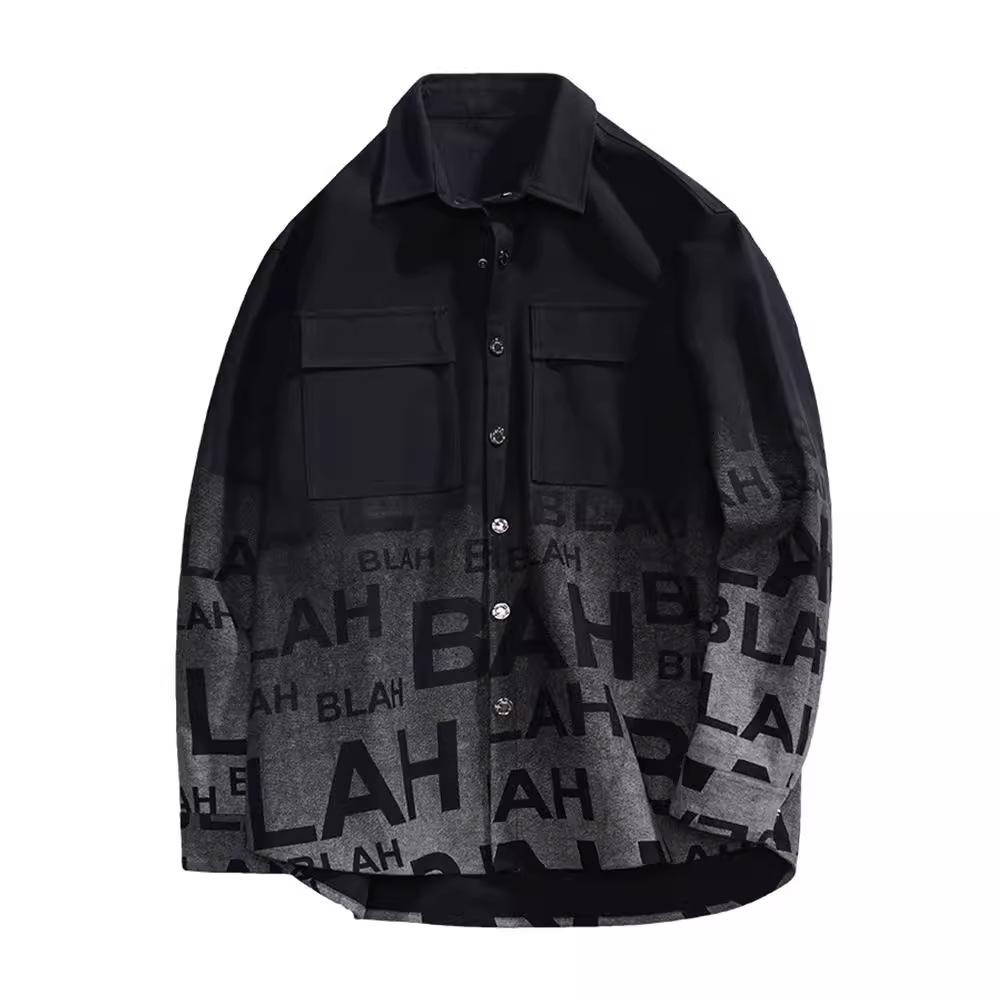 Mother's Print Plus Size Men's Soft High Quality Fabric Windproof Warm Jacket Fashionable Versatile Casual Sports Lightweight Jacket Baseball Apparel