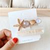 INS Sea Star Acrylic Hair Clips For Women Girls Shell Pearl Metal Barrettes Hairpins Sweet Beach Headwear Hair Accessories