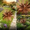 Rust-Resistant Flower Garden Stake Rustic Lawn Ornament Forest Style Flower Decoration  Patio