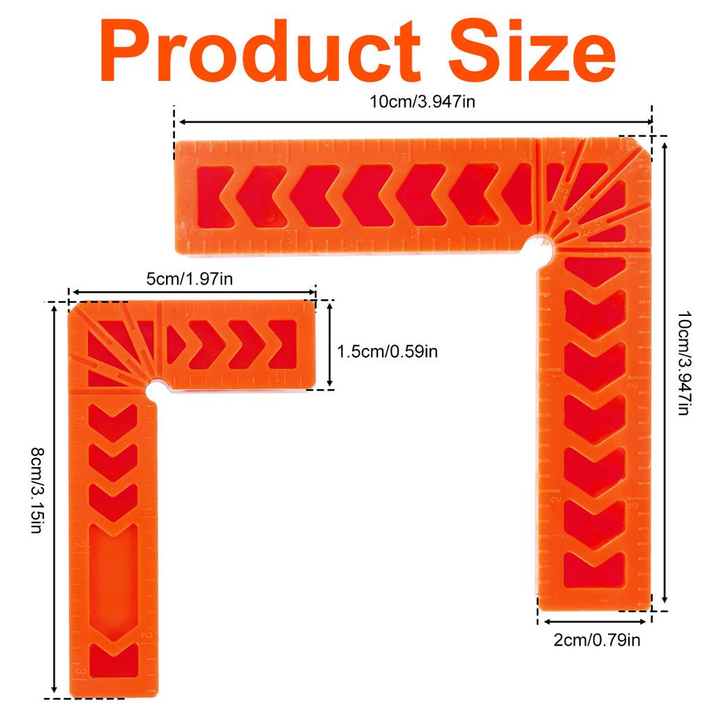 Высокоточный пластиковый угловой зажим для позиционирования под углом 90 градусов L-типа, фиксирующий зажим, многоразовый для фоторамки, шкафа, ящика