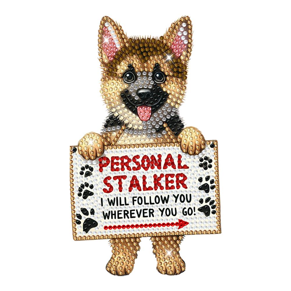 Акриловая качающаяся голова немецкая овчарка 5D DIY алмазная мозаика настольные украшения алмазная живопись настольные декоры декор стола для спальни