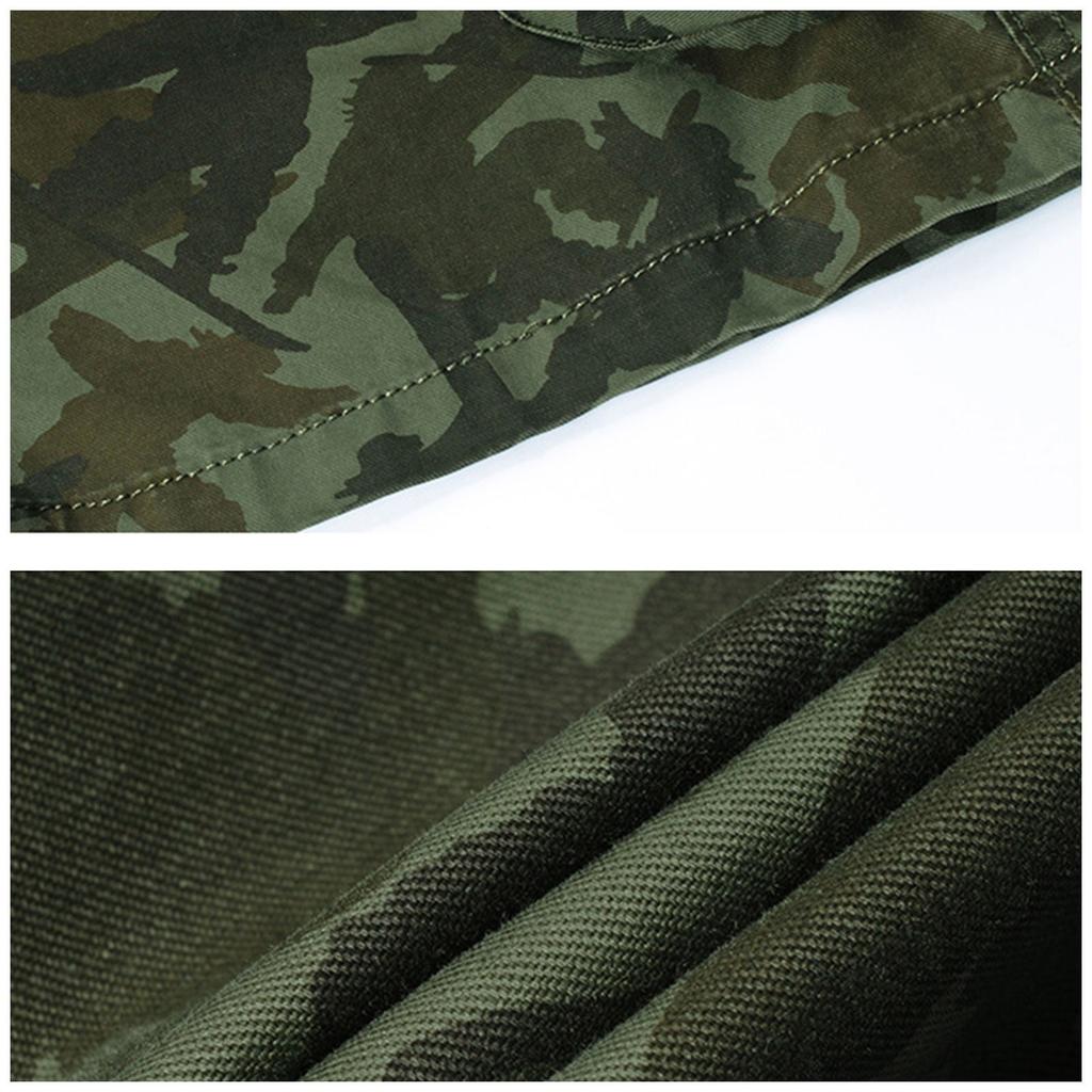 Мужские винтажные шорты карго свободного кроя с несколькими карманами