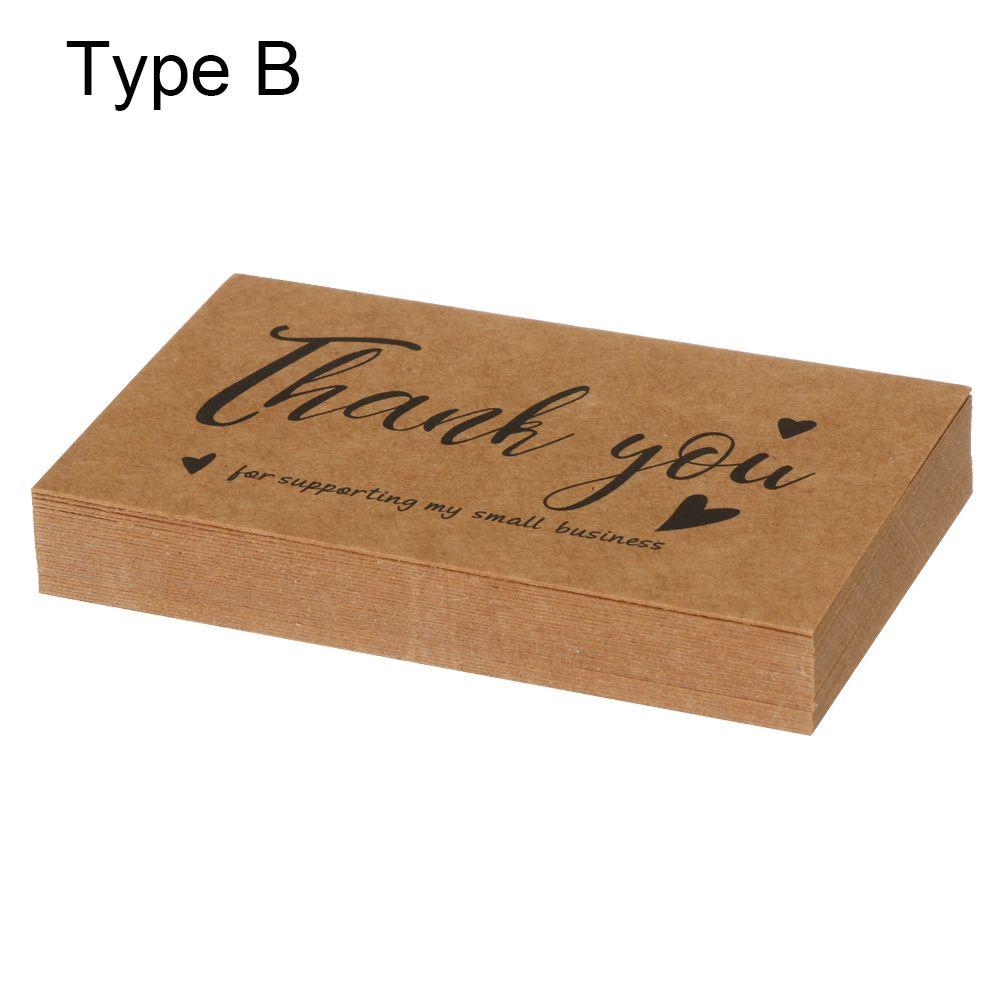 Открытки Открытки из крафт-бумаги «Спасибо за ваш заказ» «Спасибо за поддержку моего малого бизнеса»