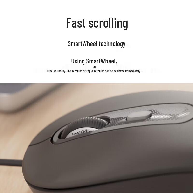 Logitech Проводная бесшумная офисная мышь M520