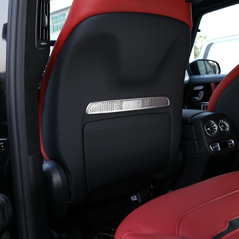 Для Mercedes-Benz G Class W463 G500 G63-Стайлинг автомобиля, декоративные полоски на спинку сиденья, наклейки для отделки салона