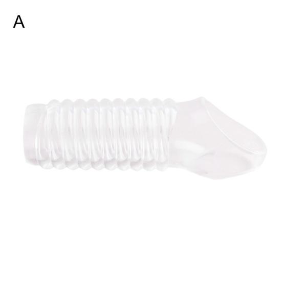 Functional Comfortable Lengthened Compact Penis Corrector Lock Ring for Fun Foreskin