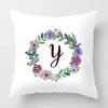 Home Decor Letter Pattern Pillowcase Bedroom Living Room Sofa Cushion Cover