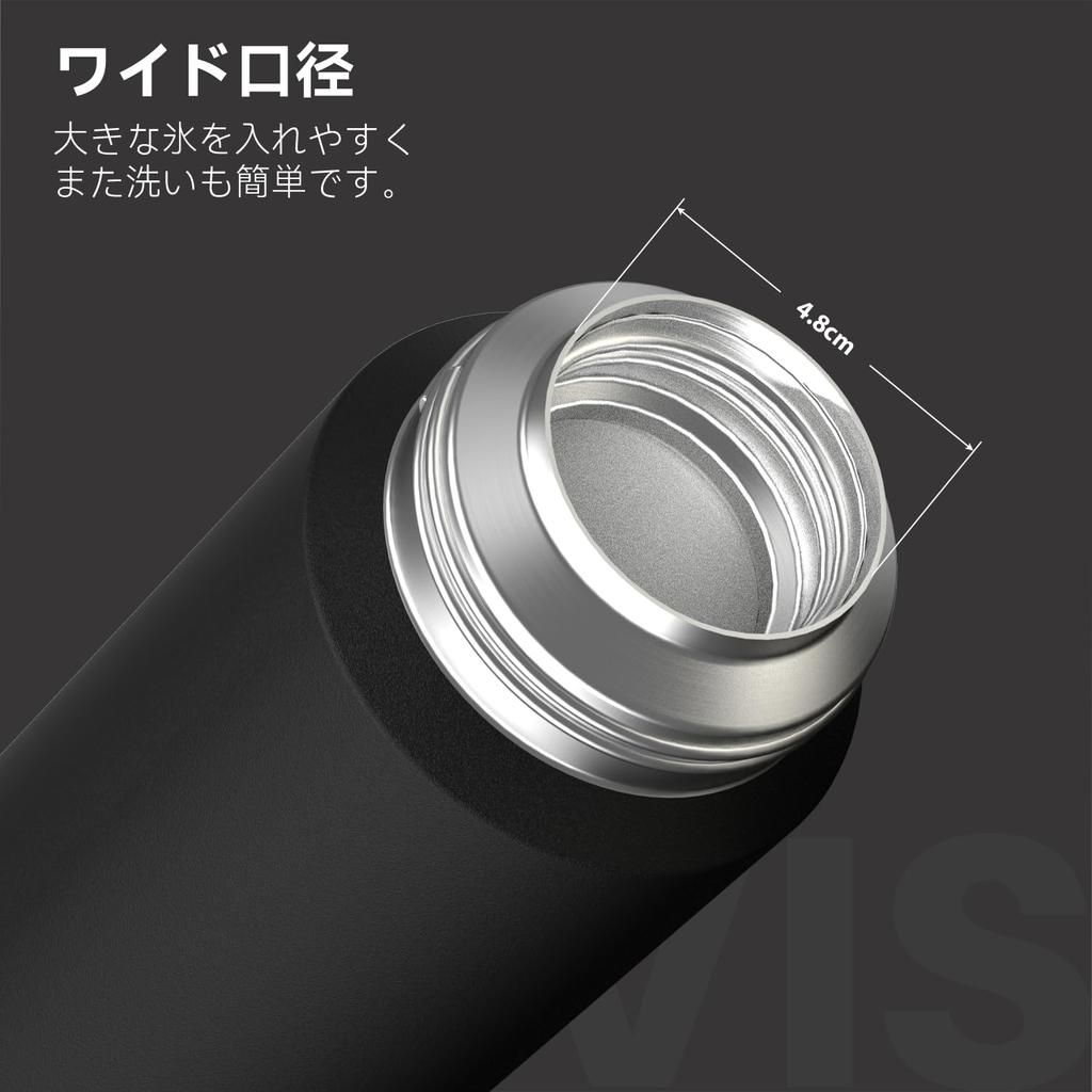 SANTECO Water 1 Нержавеющая сталь Вакуумная бутылка для холодной и теплой воды, легко наливать напитки, стильная черная бутылка NEVIS, литр, термос, 1000 мл, бутылка, спортивная,