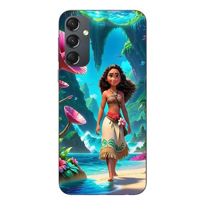 Coque De Téléphone - MANIACASE - Samsung Galaxy A34 - Silicone - Souple - Vaiana Art