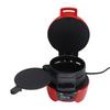 Breakfast Sandwich Maker with Egg Cooker Ring Customize Ingredients for English Muffins Croissants Mini Waffles Red US
