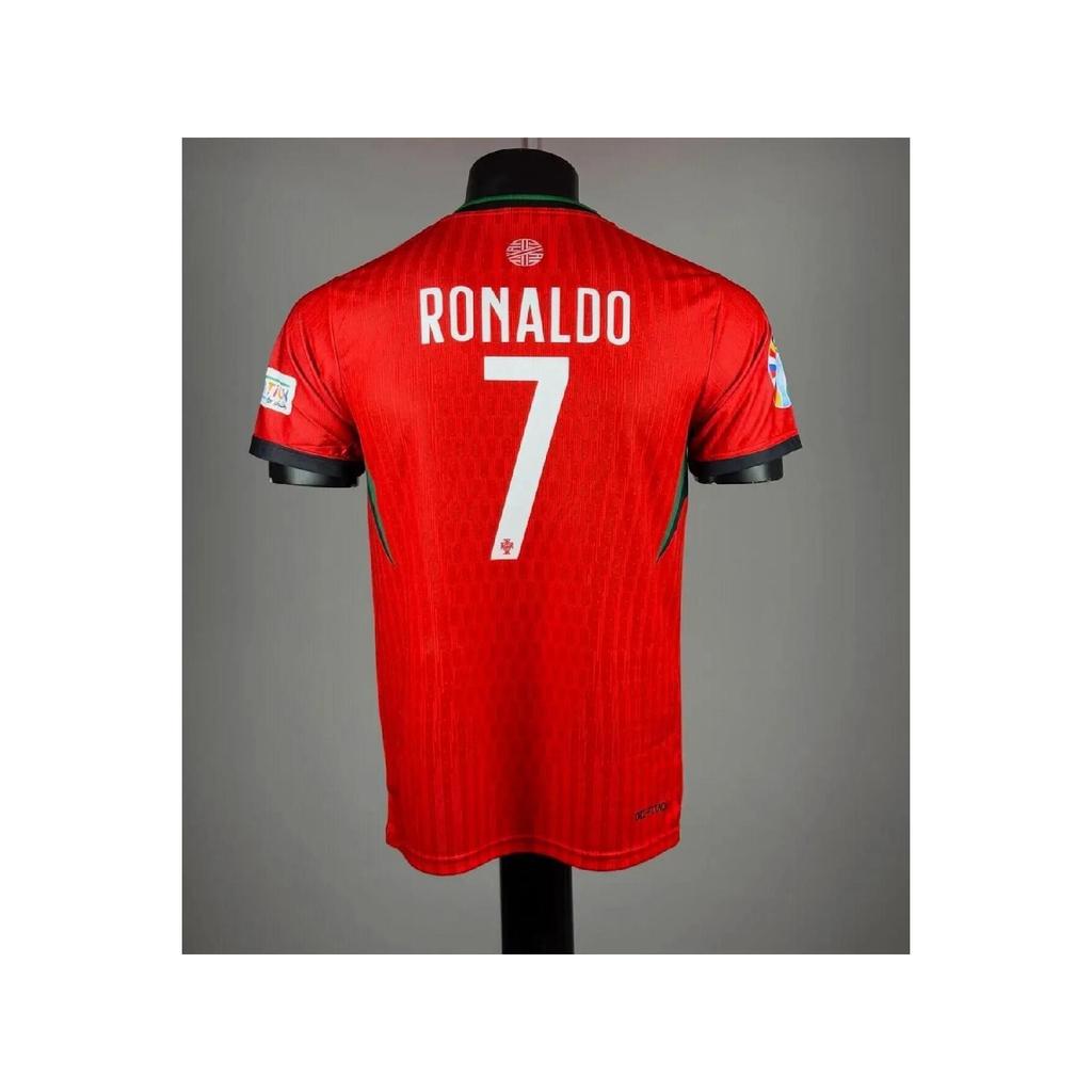 Portugal Yeniz Season Ronaldo Short Sleeve Jersey Polyester Fabric Halisaha Jersey