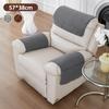 3Pcs Sofa Headrest Cover Soft Polyester Recliner Headrest Protector Wear Resistant Recliner Headrest Cover