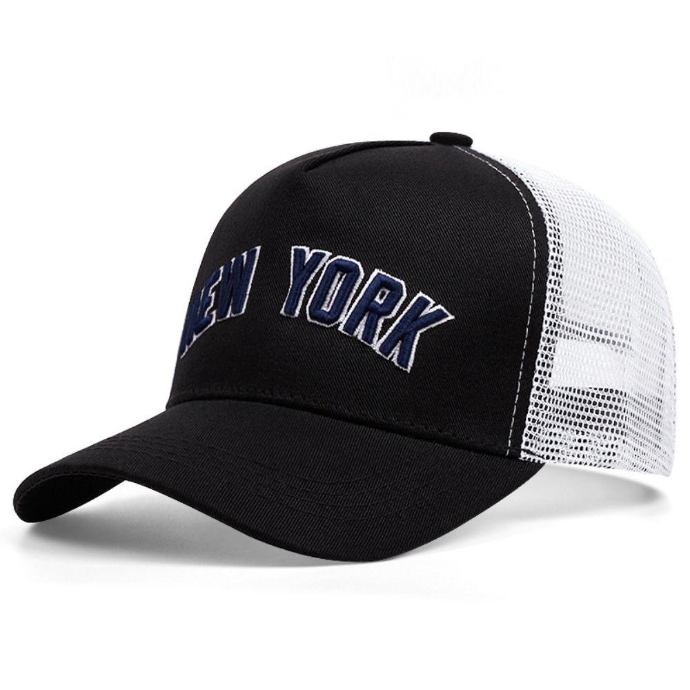 Outdoor Sports Embroidery Baseball Caps NEW YORK Trucker Caps Adjustable Sun Net Hats Man Women