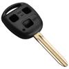 Bowarepro A17 Toyota Key Shell 3 Button Remote Key Fob Shell Blank Key Spare