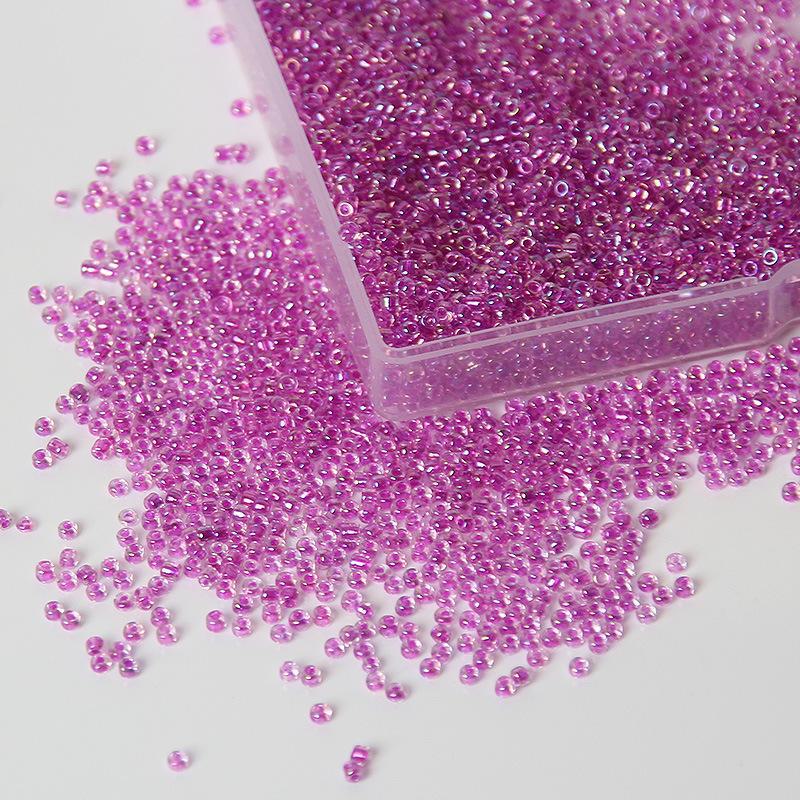 Прочные стеклянные бусины 2 мм различных однотонных цветов для изготовления украшений своими руками