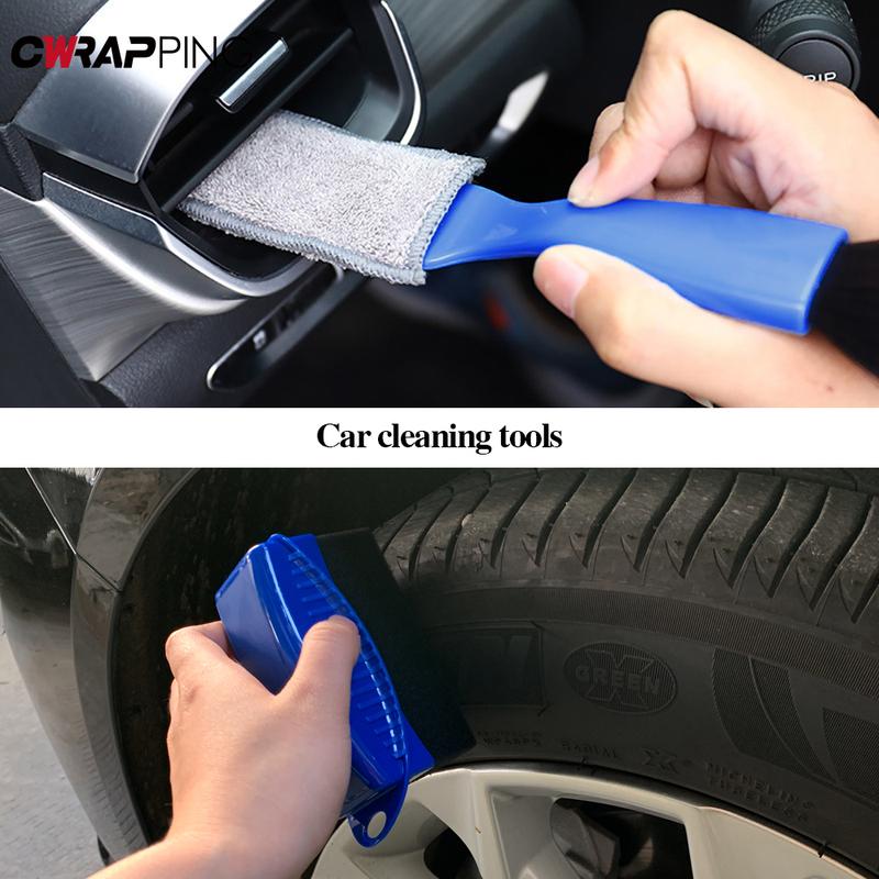Cars Maintenance Strong Water Absorption Sponge Pad Car Crevice Dusting Car Detailing Clean Brush Cars Gadget Car Accessories