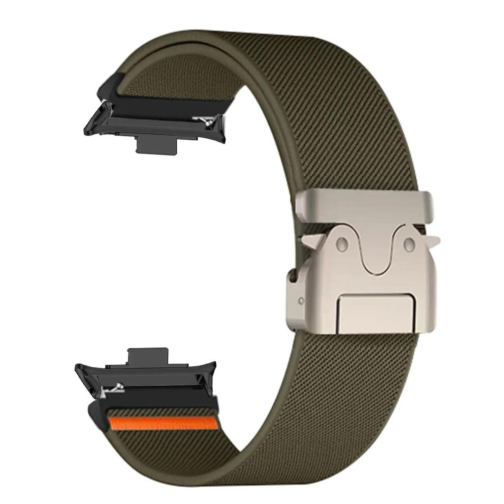 Nylon Strap For Redmi Watch 5 4 Bracelet For Xiaomi Mi Band 9pro/8pro Wristband Men Women Sports Watchband Metal Strap Accessory