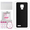 apgo Protective Skin Sticker for the Back Compatible with Ulefone Note 7P, Wrap Film, Foil, Vinyl - Pattern Carbon Black