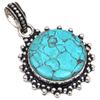 Necklace Tibetan Turquoise Gemstone Gift For Her Jewelry 1.5"