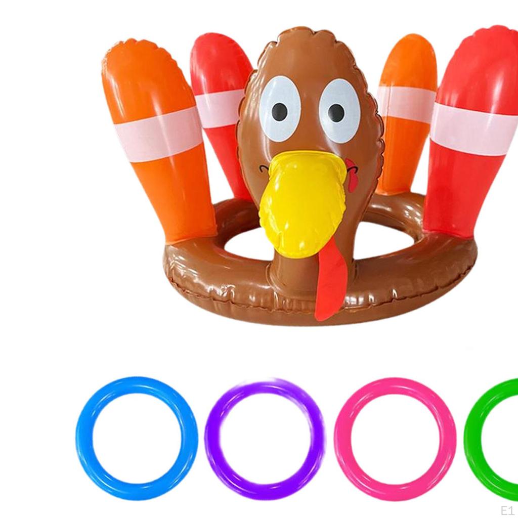 Inflatable Hat Toy, Toss Game Hat, Fun Party for Family Activities, Adults, Kids, Indoor