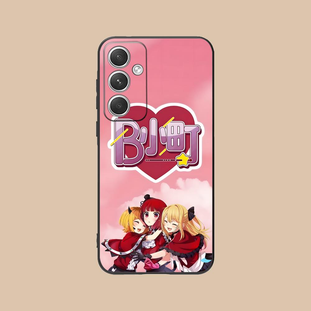 Чехол для телефона Oshi no ko B-Komachi для Samsung Galaxy S25 S24 S23 S22 S21 S20 Note20 Plus FE Ultra Цветной Защитный Чехол Красивый