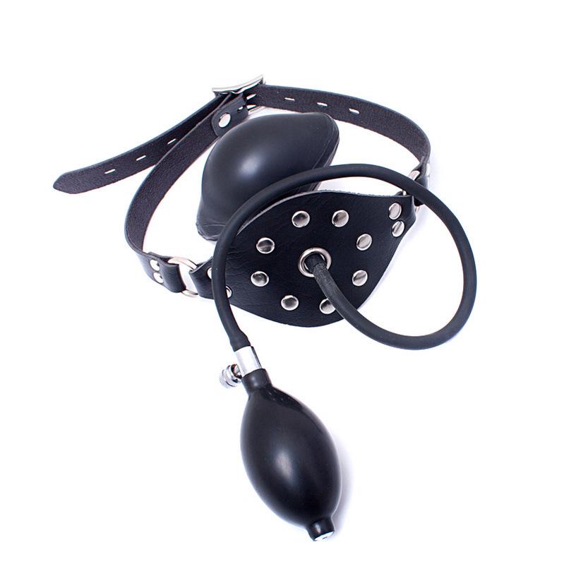 Надувной кляп - Альтернатива глубокому глотку Эротическая игрушка