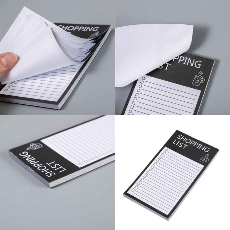 Multifunctional Magnetic Writing Pad Stickier Note Magnetic Memos Board Grocery List Pad Magnetic Notepad School Supplies