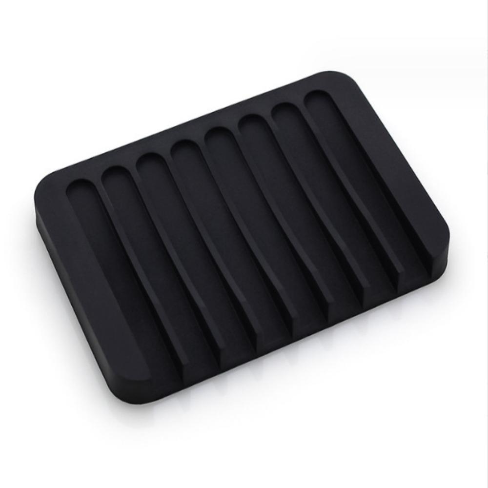Silicone Soap Holder Portable Sponge Tray Useful Soap Box  Bathroom