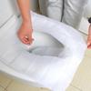 Одноразовое сиденье для унитаза, Водонепроницаемая клейкая бумажная подушка для дома, Специальный дорожный набор для туалета для беременных женщин, Туалет в отеле
