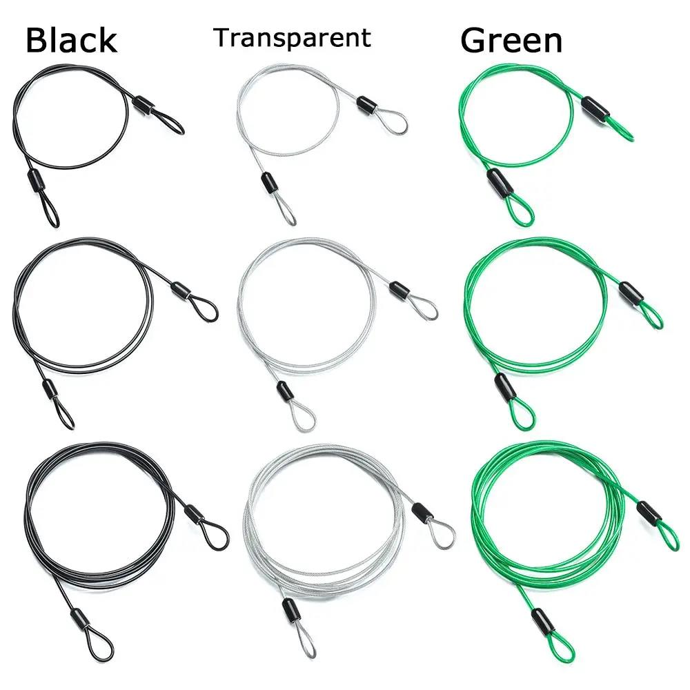 0.5/1/2Meters Anti-theft Ropes MTB Bike Rope Bicycle Lock Wire Steel Cable Lock Cycling Strong Wire Road Bike Lock 4