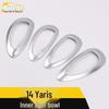 14 Yaris Door Bowl Sequin Frame: Anti-Scratch Electroplated Interior Handle Decoration