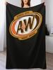 A&W Root Beer Logo Classic Throw Blanket Comforter Warm Winter Blankets For Bed Fashion Sofas Blankets