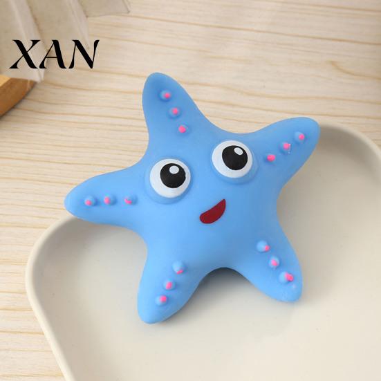 Kids Starfish Toy Stress Relief Cartoon Decompression Star Shape Desk Ball Anti-anxiety Flour Filling Sensory Soft