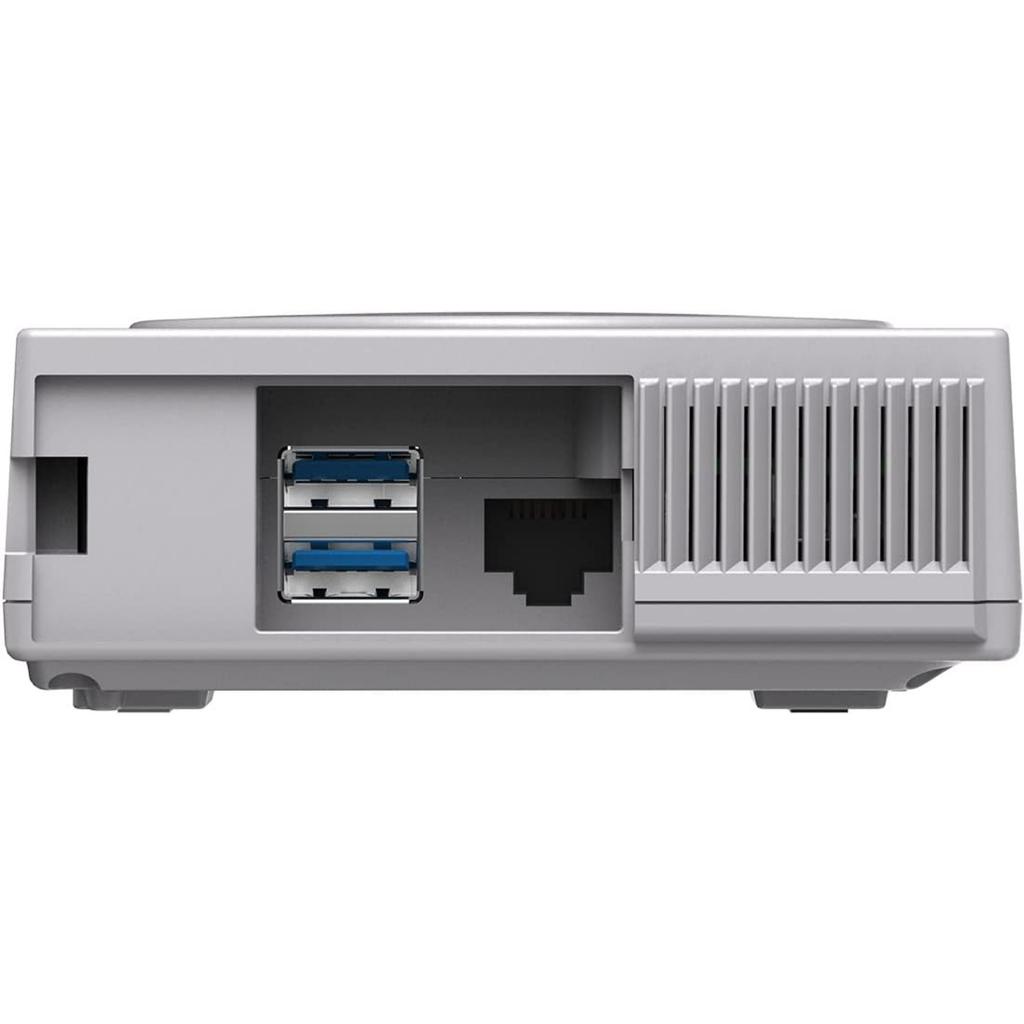 PiStation Case Pi 4 Case with Pi 4 Screen 800x480 3.4 Inch LCD Display&Stereo Speaker,Fan Heatsinks HDMI Cable Micro SD Card 32GB and SD Card Reader